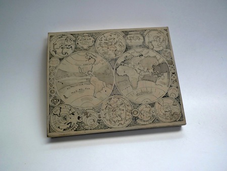 Portulan box- 18 century map- detail